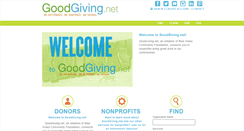 Desktop Screenshot of goodgiving.guidestar.org